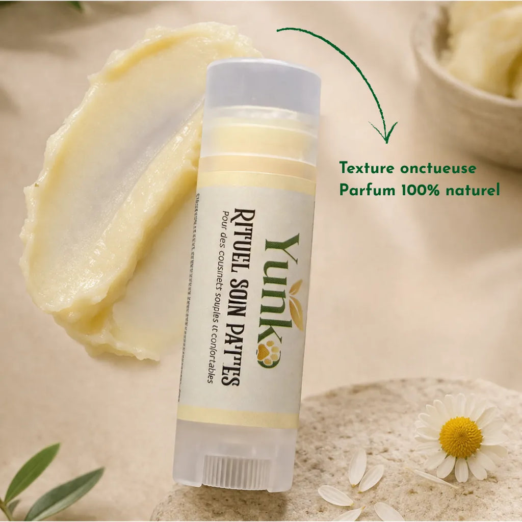 Yunko - Rituel soin pattes - texture onctueuse, parfum naturel, sans ingrédients toxiques
