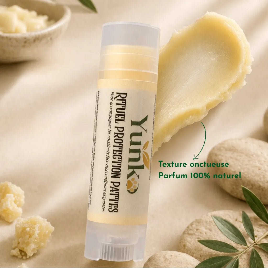 Yunko - Rituel protection pattes - texture onctueuse, parfum naturel, sans ingrédients toxiques