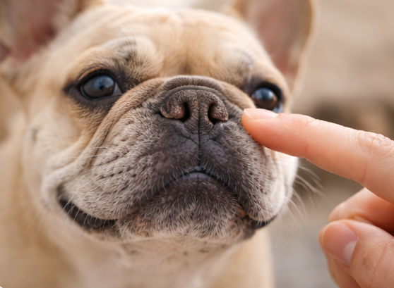 Sensibilité de la truffe du chien